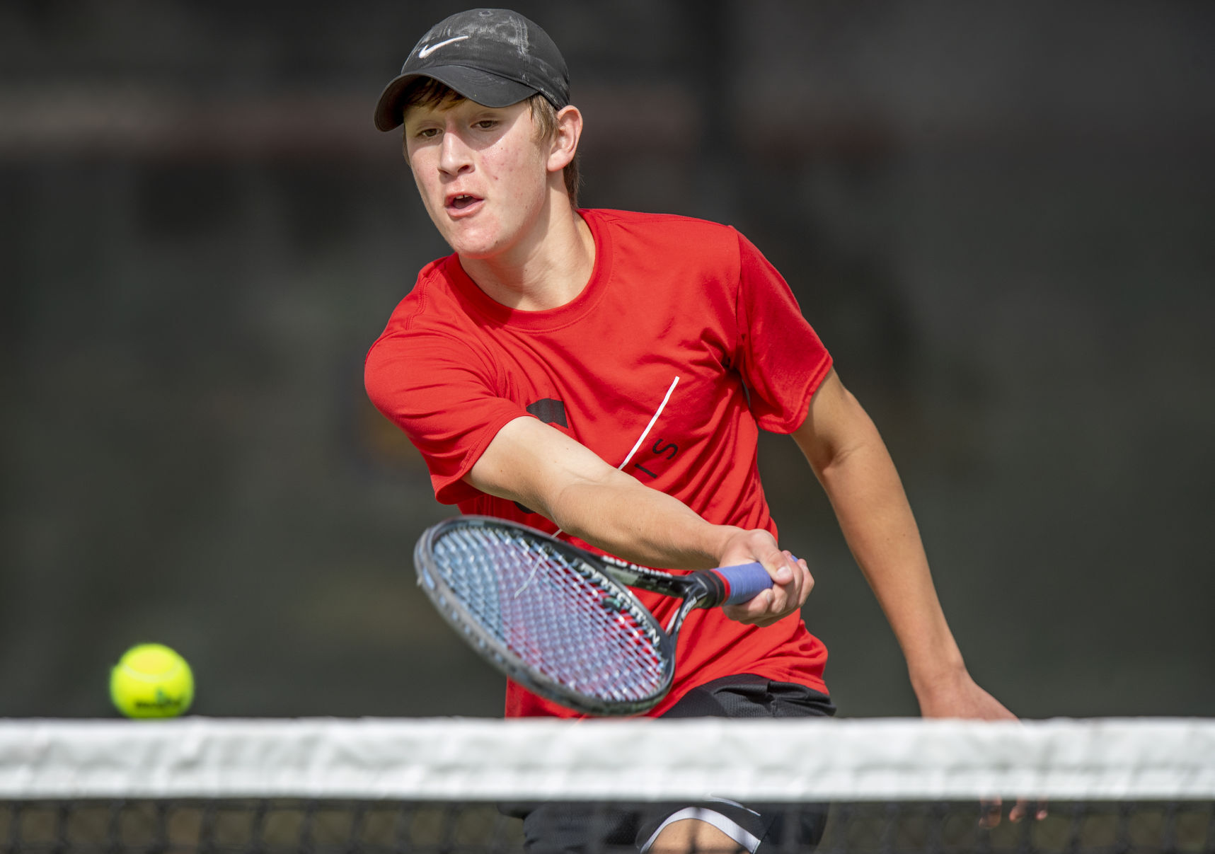 Class B boys state tennis, 10.14